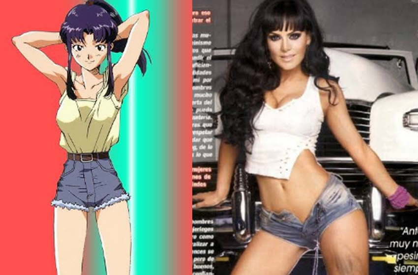 Maribel Guardia y Misato Katsuragi