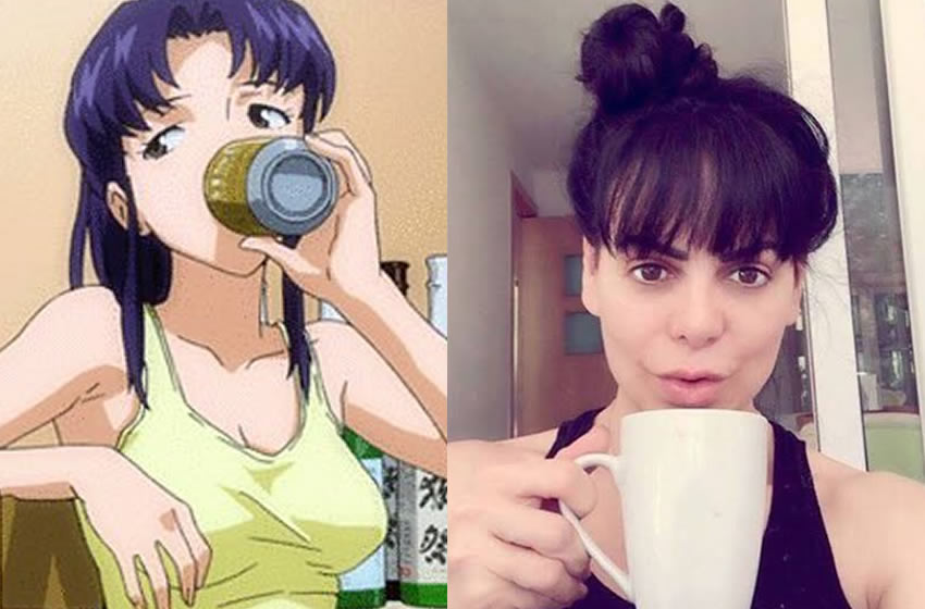 Maribel Guardia y Misato Katsuragi