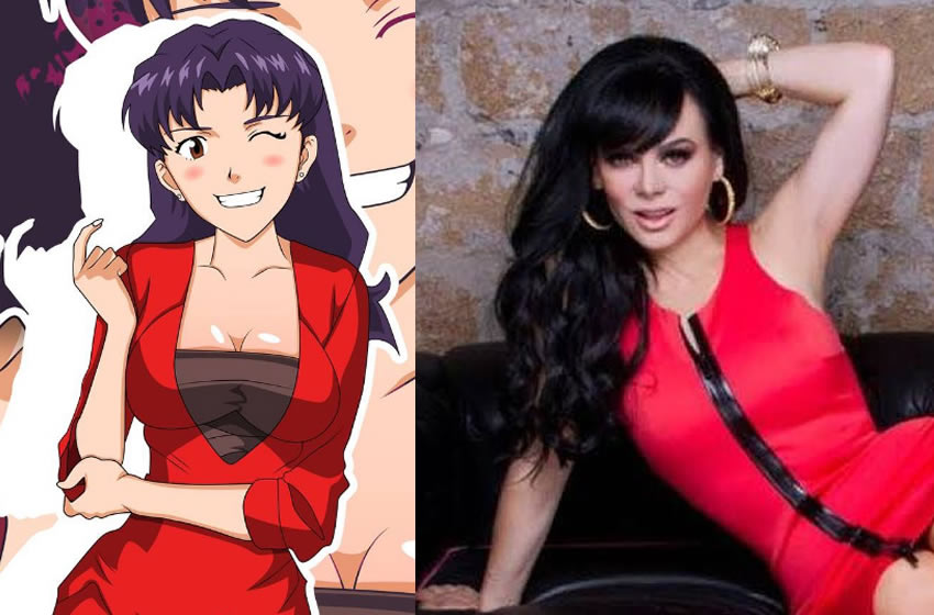 Maribel Guardia y Misato Katsuragi