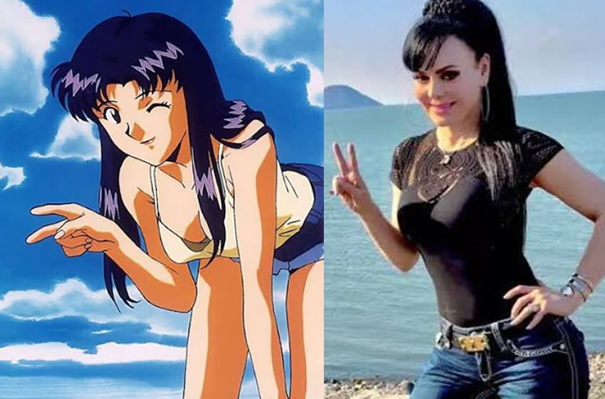 Maribel Guardia y Misato Katsuragi