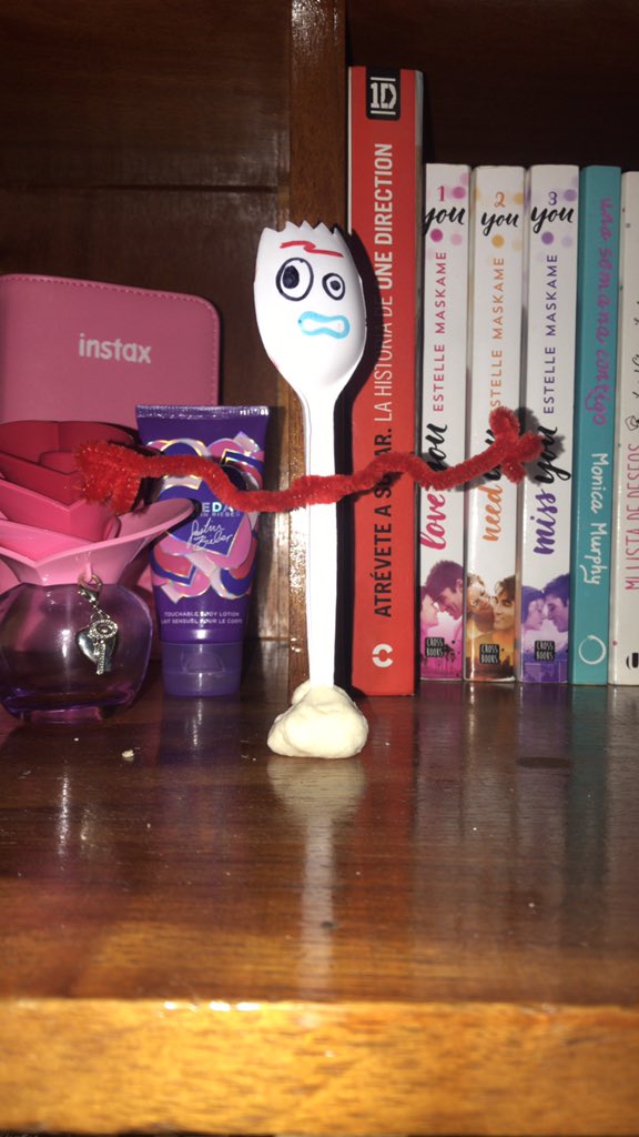 Uno de los Forkys que han hecho los fans de la película de Pixar.