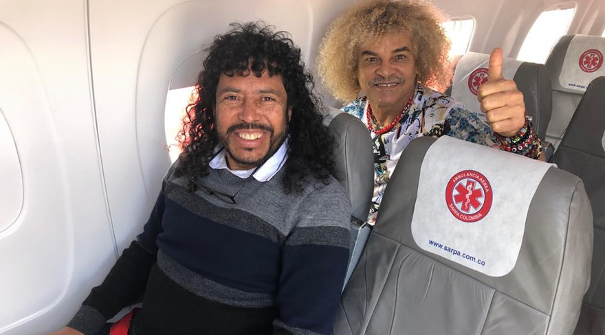 René Higuita y el Pibe Valderrama. (Foto: @higuitarene)