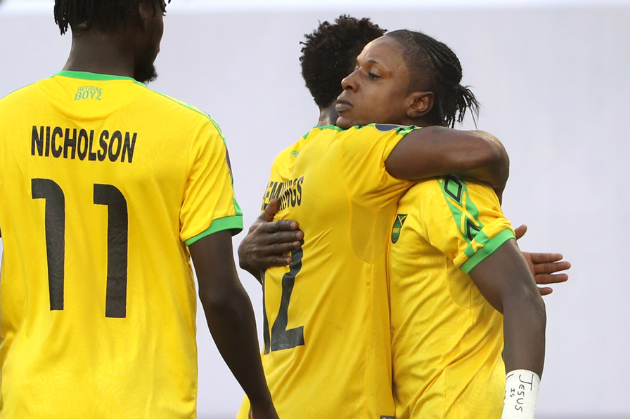 Darren Mattoks celebra el único gol del partido. (Foto: AFP)
