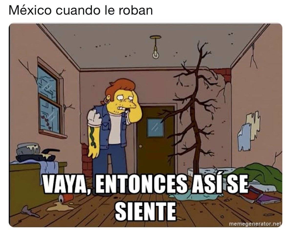 ¡Fuimos robados!