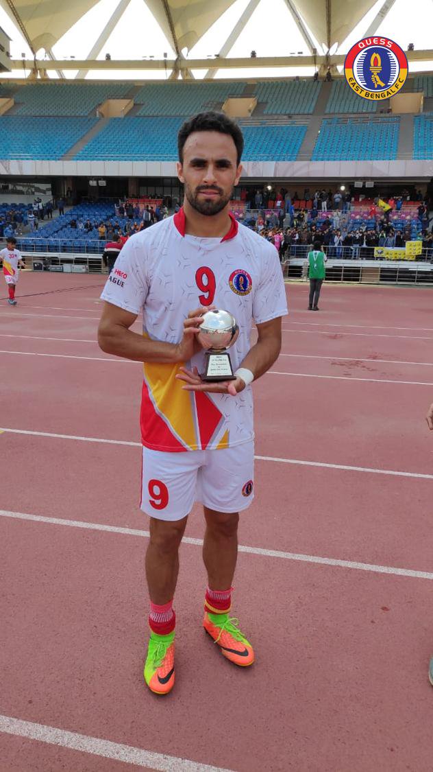 Enrique Esqueda: En 2018 se anunció su traspaso al East Bengal de la Primera División de la India, club con el que suma 9 goles. (Foto: @eastbengalfc)