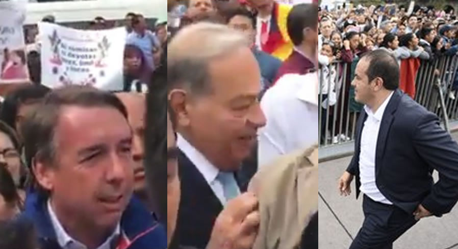 Las tres personalidades estuvieron entre los invitados especiales.