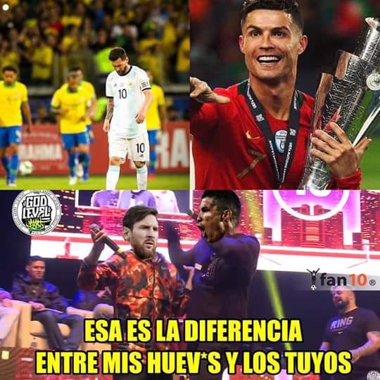 Los memes del Brasil 2-0 Argentina de la Copa América con Messi como protagonista.
