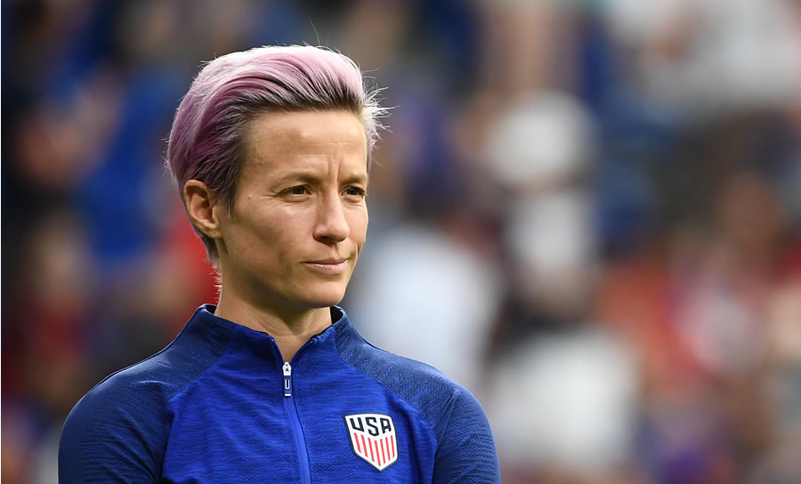 Rapinoe ha hecho duras críticas contra Donald Trump. (Foto: AFP)