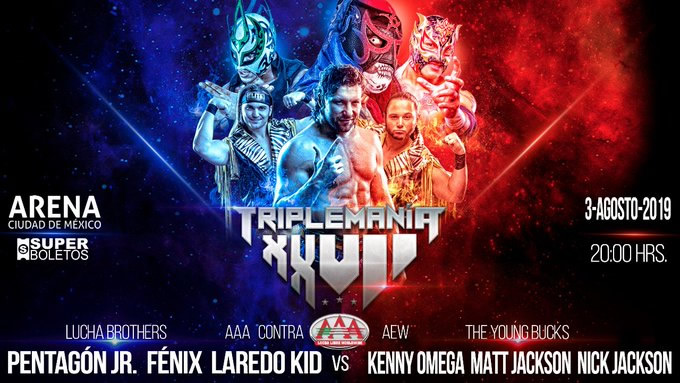 Triplemanía XXVII se realizará el 3 de agosto en la Arena Ciudad de México.