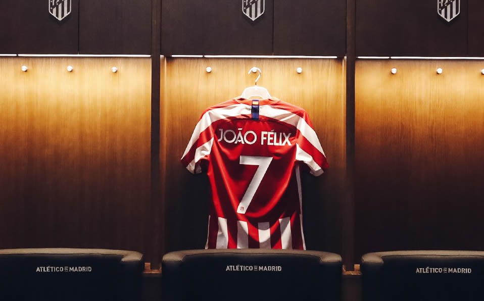 Joao Félix se convirtió en el fichaje más caro de la historia colchonera. (Foto: @Atleti)