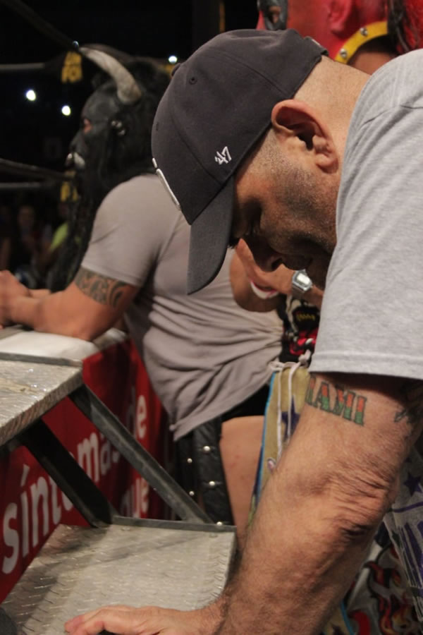 Konnan lució consternado con la noticia.