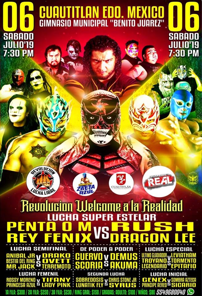 Carteleras de lucha libre del 4 al 10 de julio