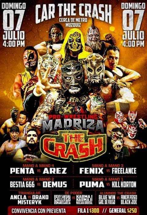 Carteleras de lucha libre del 4 al 10 de julio