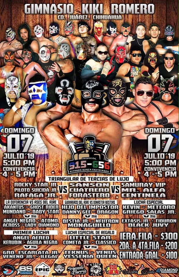 Carteleras de lucha libre del 4 al 10 de julio
