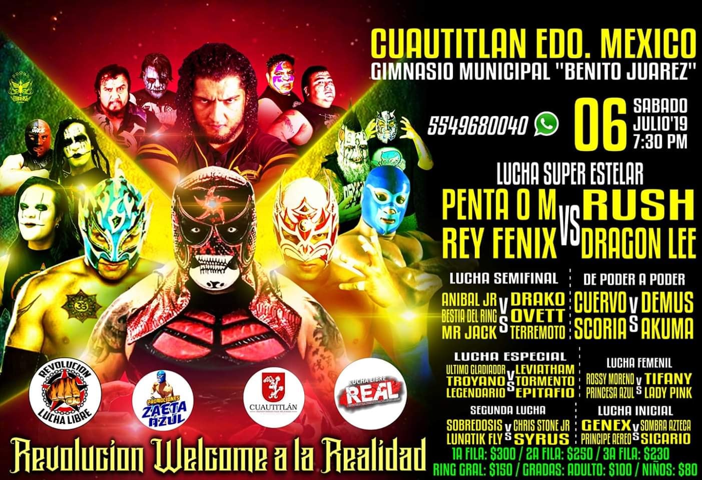 Carteleras de lucha libre del 4 al 10 de julioCarteleras de lucha libre del 4 al 10 de julio
