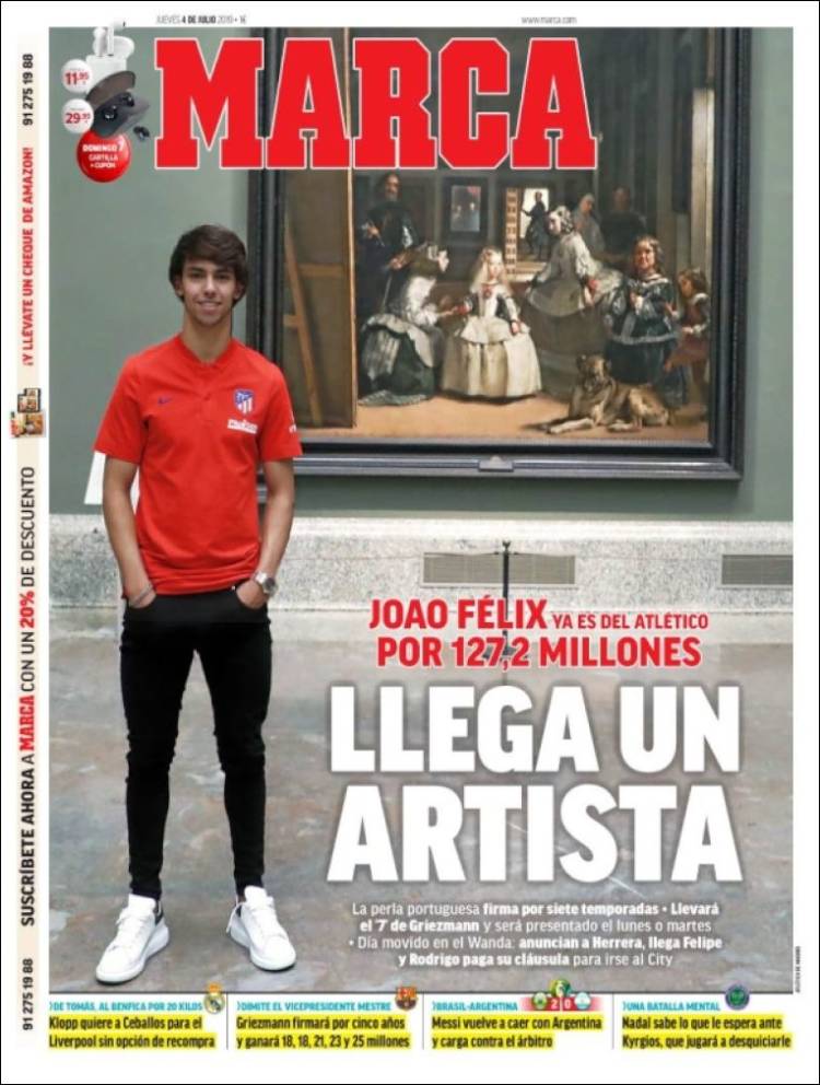 Portadas deportivas.