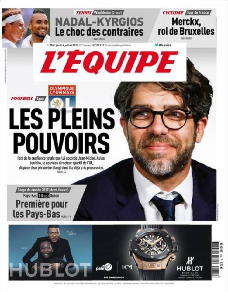 Portadas deportivas.