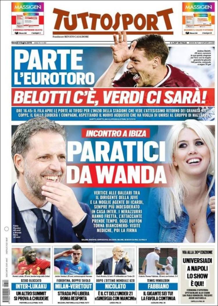 Portadas deportivas.