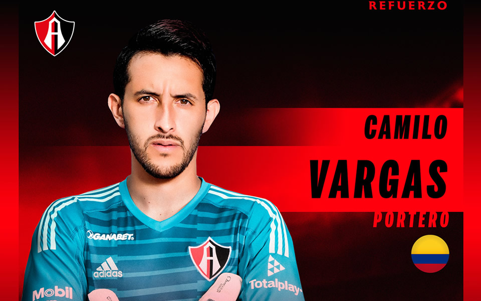 Atlas Camilo Vargas, nuevo portero rojinegro Mediotiempo
