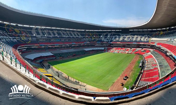 Los resultados del arduo trabajo. (Foto: @EstadioAzteca)