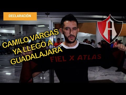 El portero colombiano Camilo Vargas arribó a Guadalajara