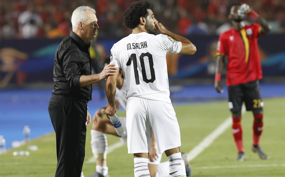 El Vasco sufrió su primer fracaso al mando de Egipto. (Foto: AP)