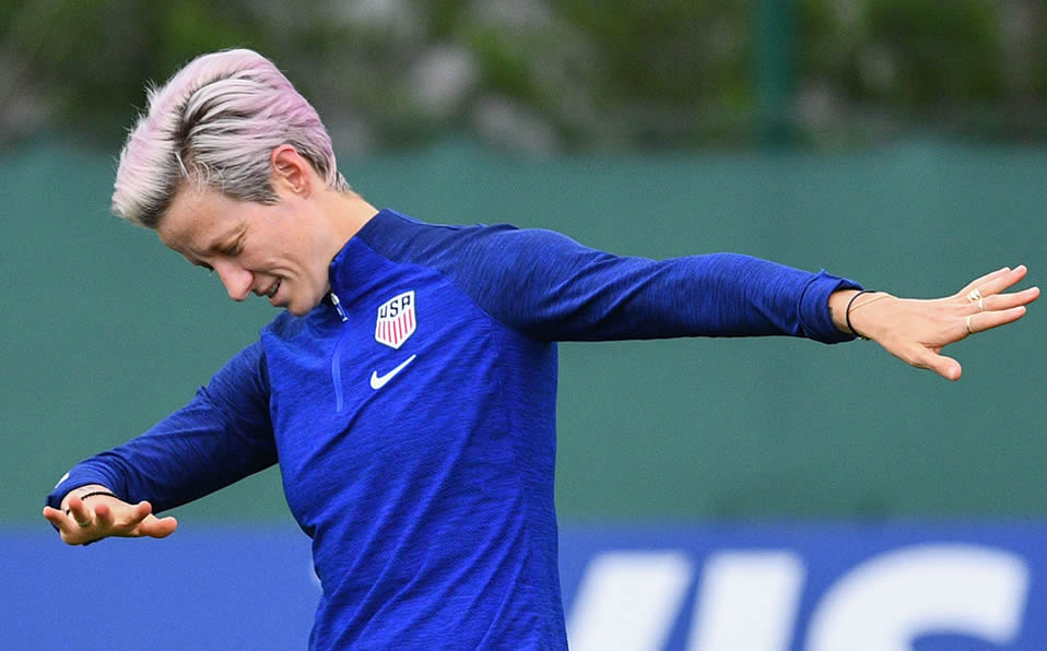 Megan prometió volver al campo para el duelo por el título. (Foto: AFP)