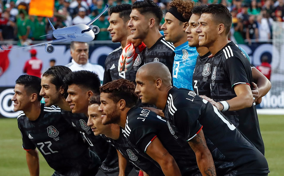 La Selección Mexicana recorrió 14 mil kilómetros en la Copa Oro. (AFP)