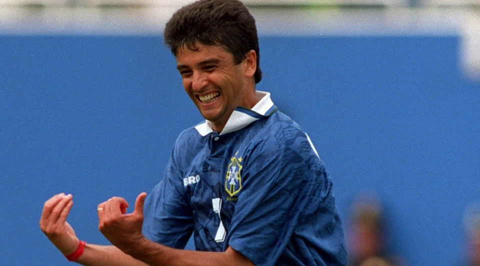 Bebeto festejó tras anotar el segundo gol de Brasil ante Holanda. (tn.com)