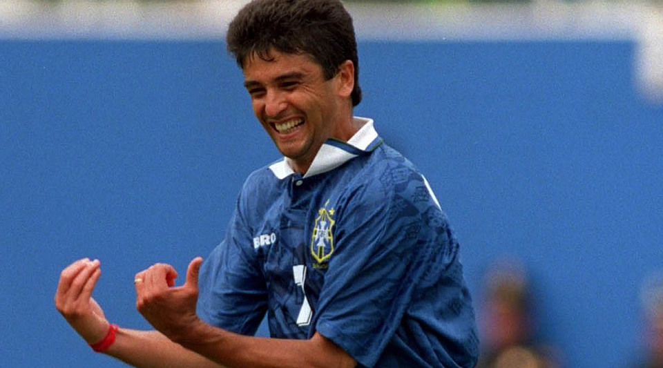 Bebeto festejó tras anotar el segundo gol de Brasil ante Holanda. (tn.com)