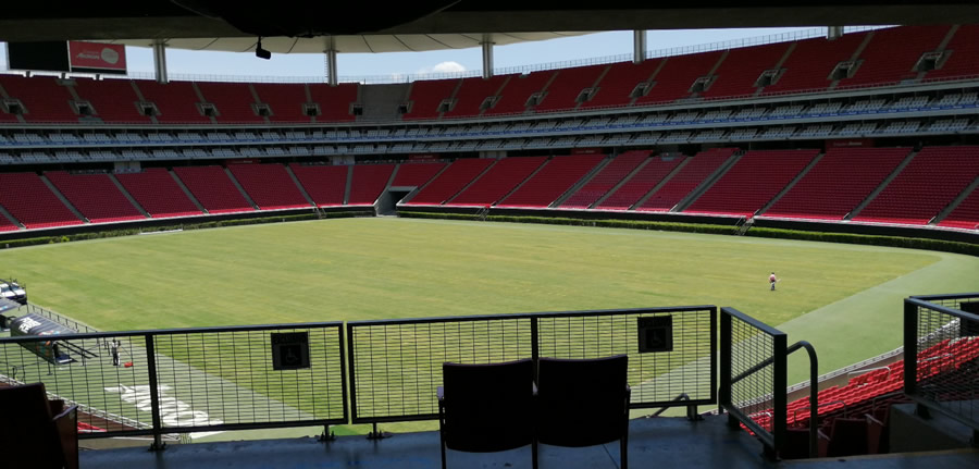 La cancha ya está lista para enfrentar el próximo torneo.