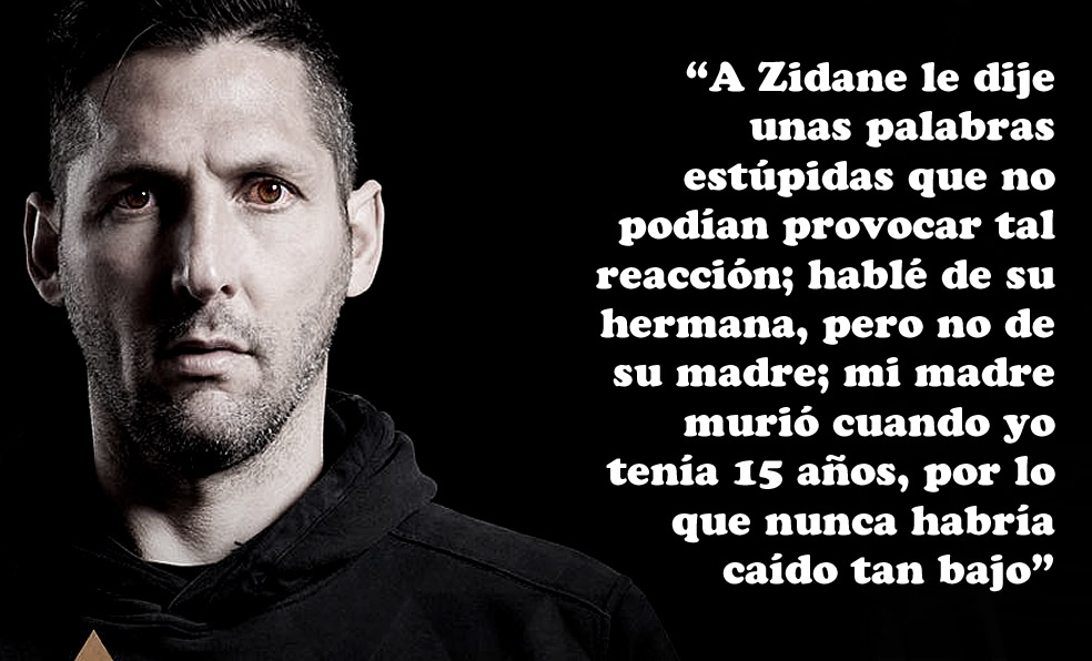 Marco Materazzi habló 10 años después y dijo la razón por la que Zidane reaccionó.