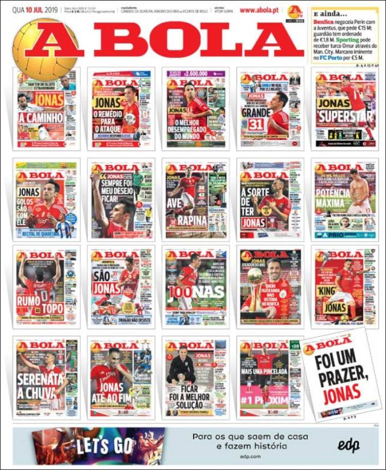 Portadas diarios deportivos hoy (10-07-2019) en El Papelón de Mediotiempo