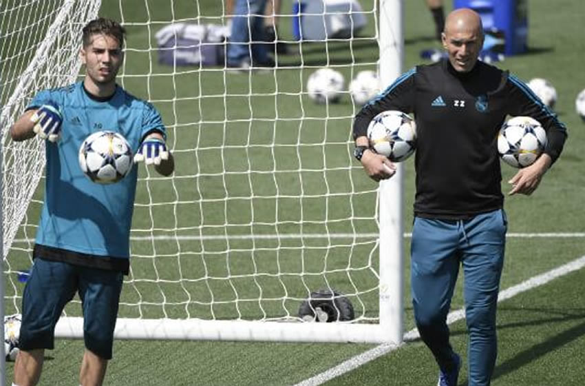 Zinedine y Luca Zidane (Twitter)