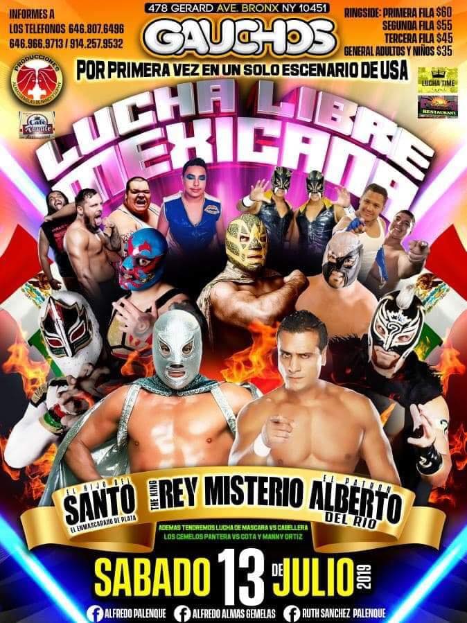 Carteleras de lucha libre del 11 al 16 de julio