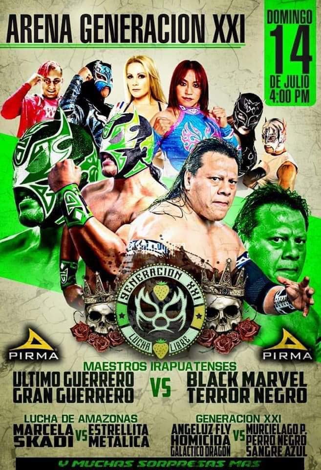 Carteleras de lucha libre del 11 al 16 de julio