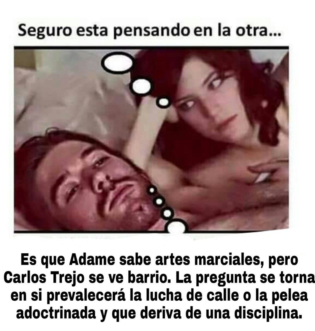 La presentación de la pelea se salió de control y los cibernautas lo tomaron con humor.