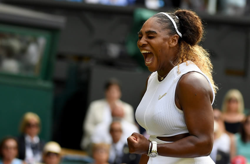 Serena Williams llega a la Final de Wimbledon. Foto:EFE