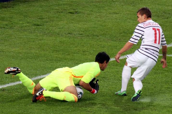 Antoine Griezmann en partido contra México por el Tercer lugar de de la Copa Mundial de Fútbol Sub-20 de 2011. (Foto: Colprensa)