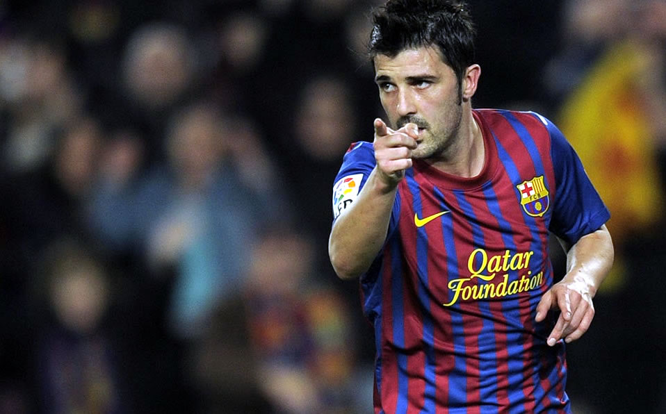 David Villa aterrizó procedente de Valencia en 2010 y se hizo estandarte. Fue el que precedió a Luis Suárez a cambio de 40 mde.