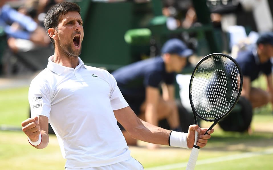 Nole tuvo una complicada Semifinal ante el español Roberto Bautista. (AFP)