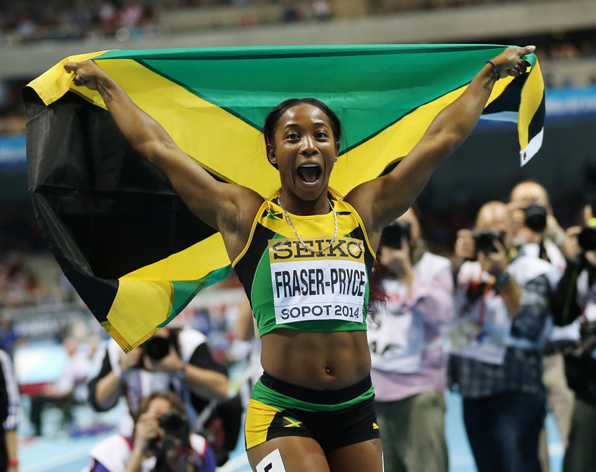 Shelly-Ann Fraser-Pryce | Jamaica: Campeona olímpica de los 100 metros planos en Beijing 2008 y Londres 2012. Suma también 7 títulos mundiales.