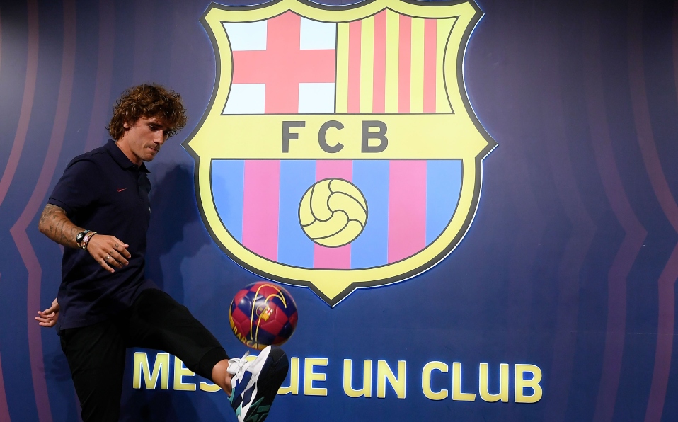 Antoine Griezmann dominando.