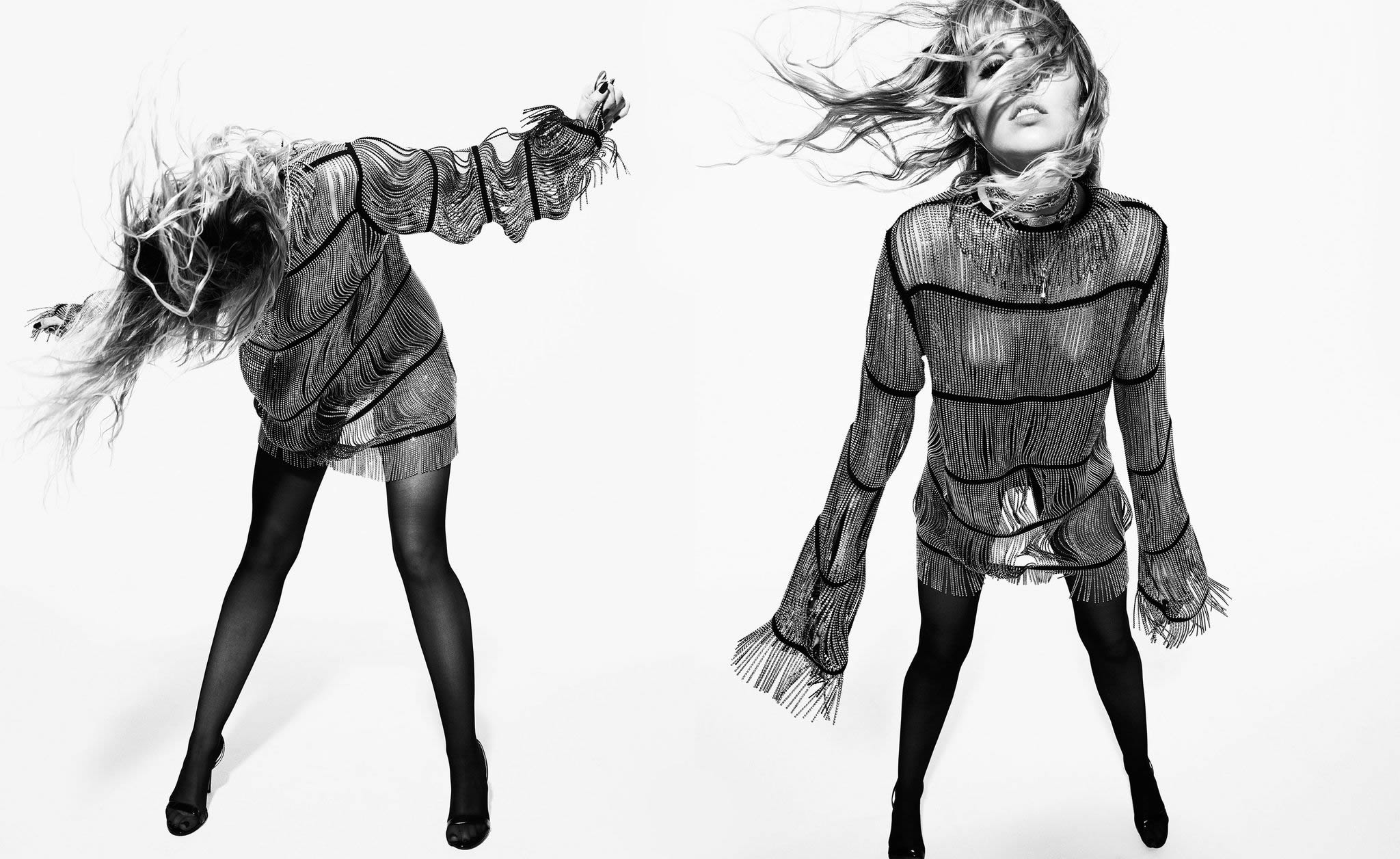Las fotos de Miley Cyrus en su entrevista con Elle. (Foto: Instagram/mileycyrus/)