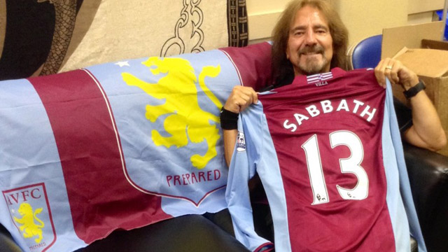 Geezer Butler, bajista de Black Sabbath, le va al Aston Villa.