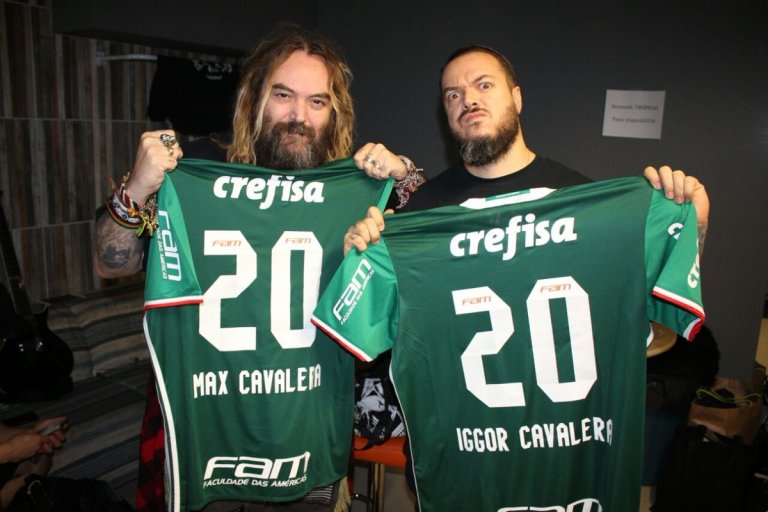 Los hermanos Cavalera, fundadores de Sepultura, siguen al Palmeiras.