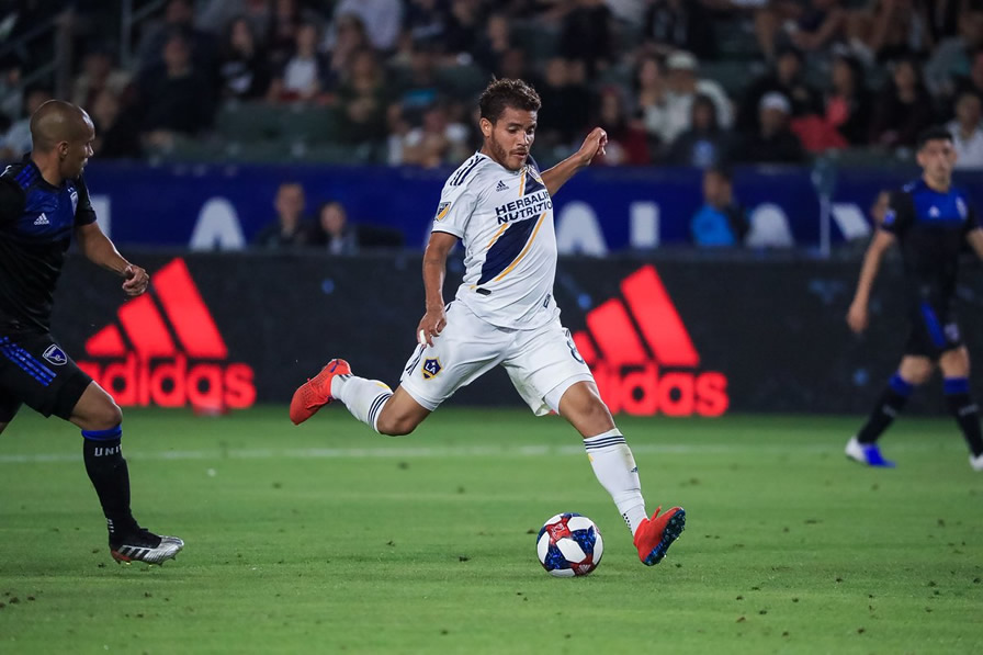 Jonathan dos Santos reapareció tras jugar la Copa Oro. (Foto: @LAGalaxy)