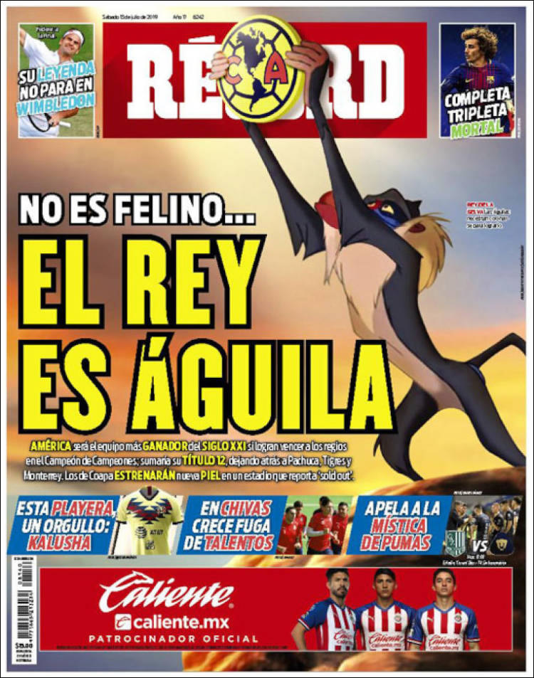 Las portadas de diarios deportivos alrededor del mundo.
