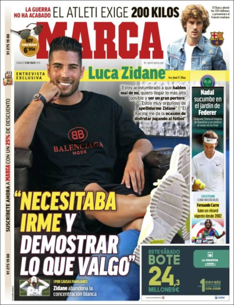 Las portadas de diarios deportivos alrededor del mundo.
