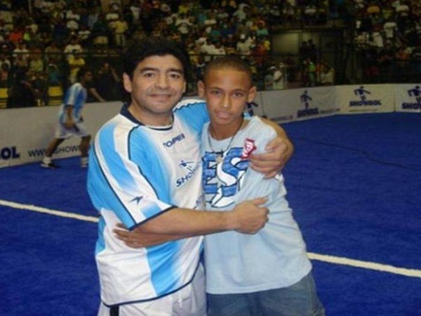 Maradona y Neymar